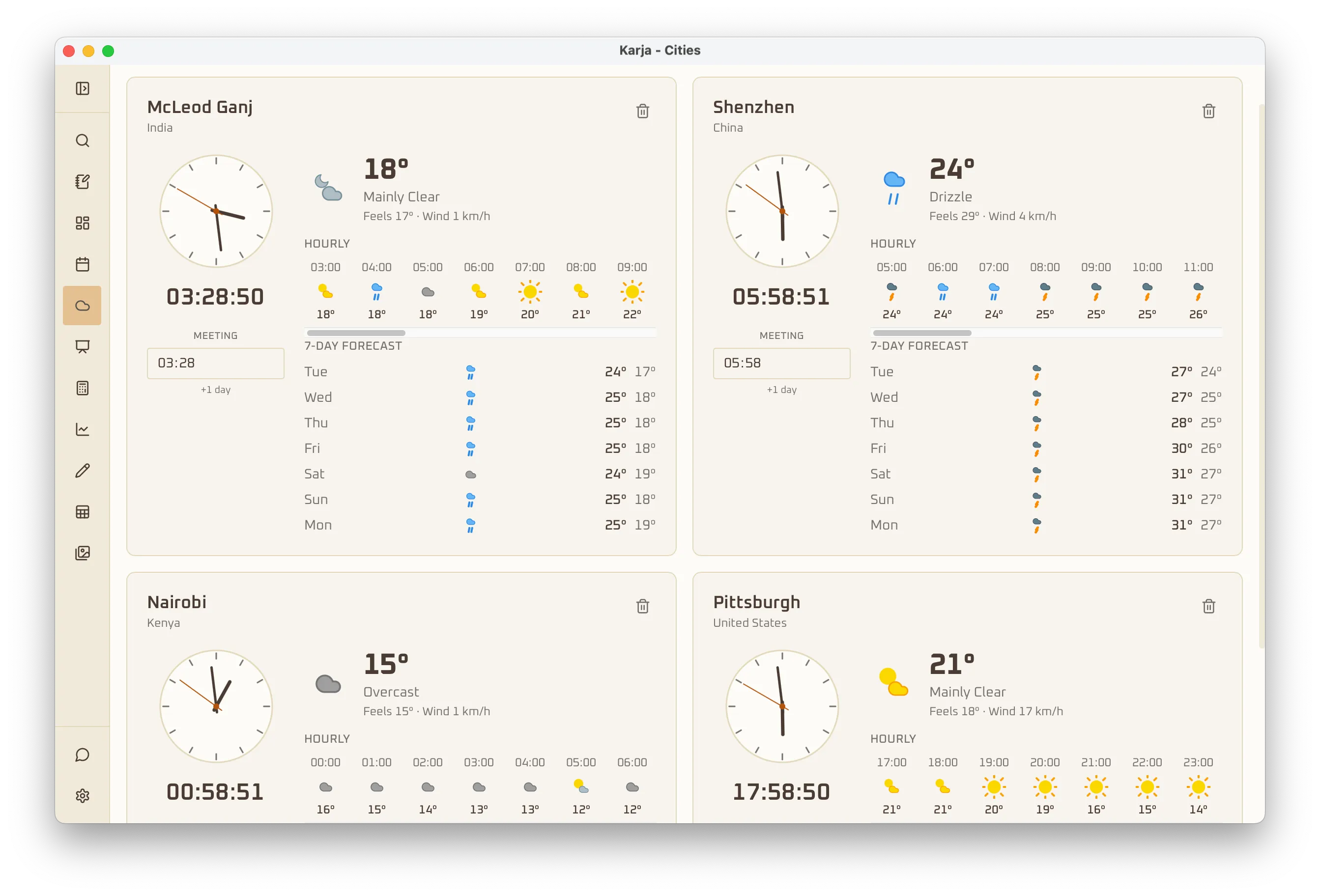 Places — light theme