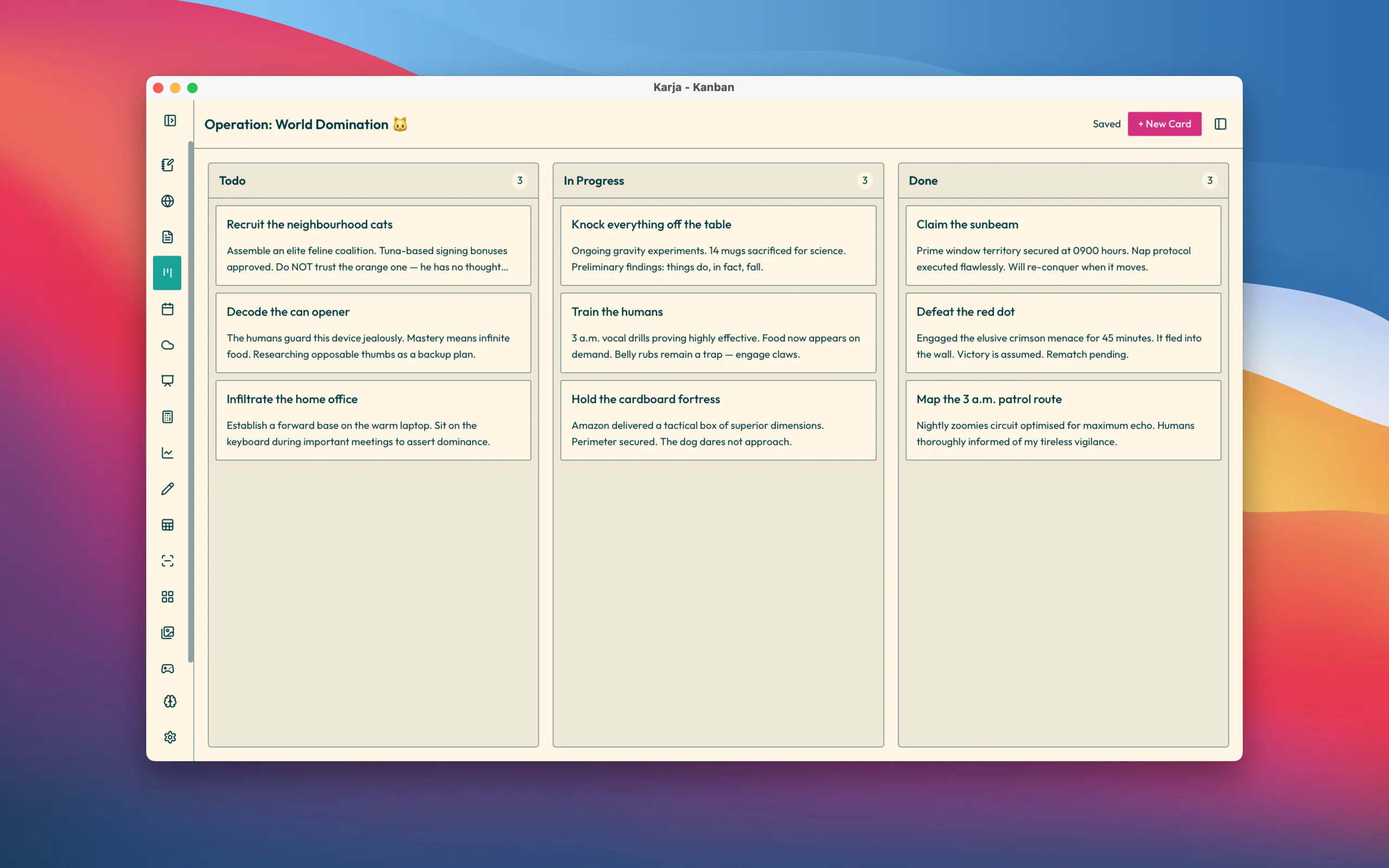 Kanban - light theme